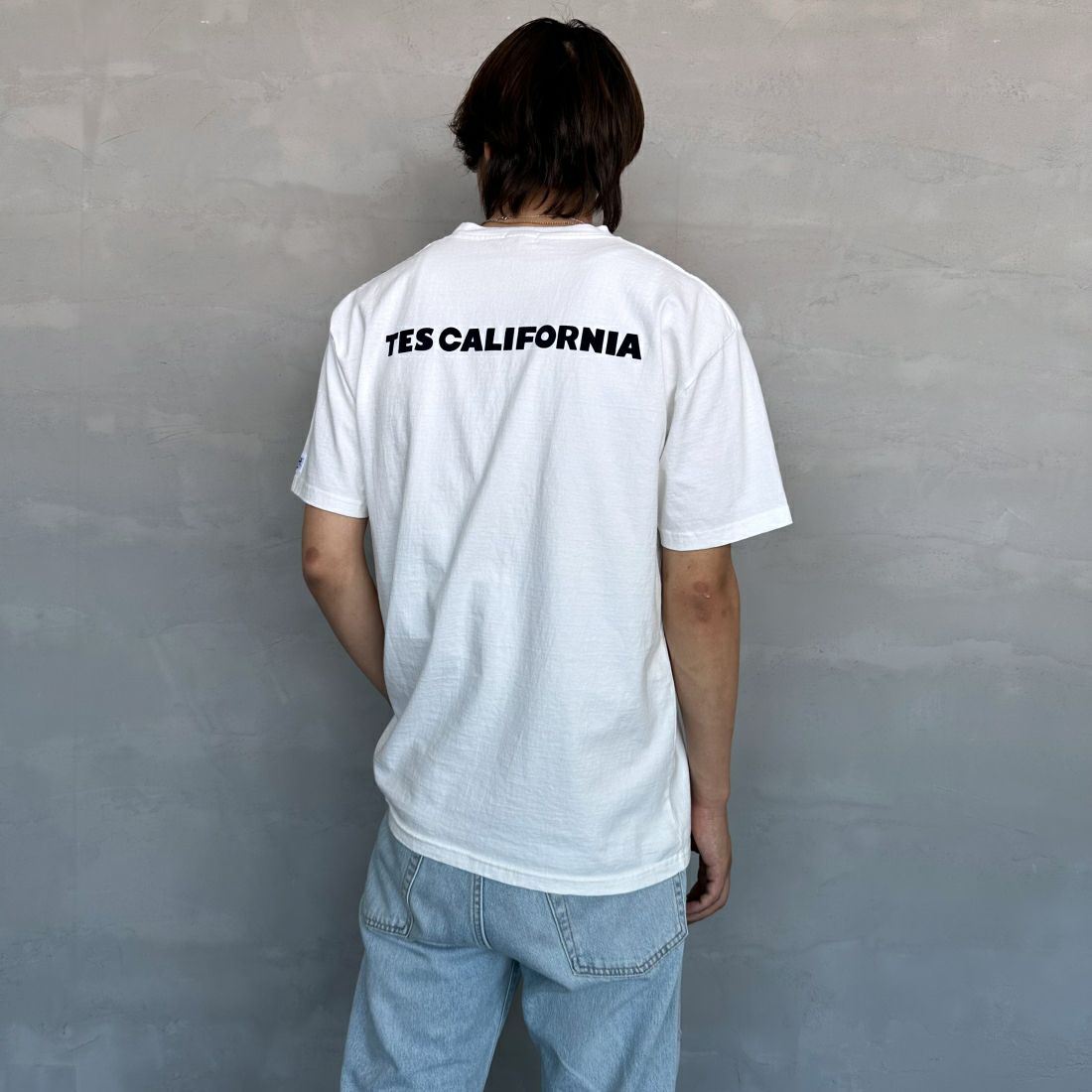 07 WHITE&&モデル身長：179cm 着用サイズ：XL&&
