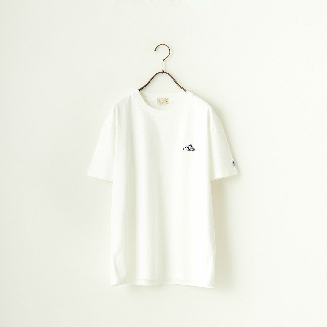 The Endless Summer [エンドレスサマー] 別注 ワンポイントBUHI刺繍ロゴTシャツ [FH-24574508-JF] 07 WHITE