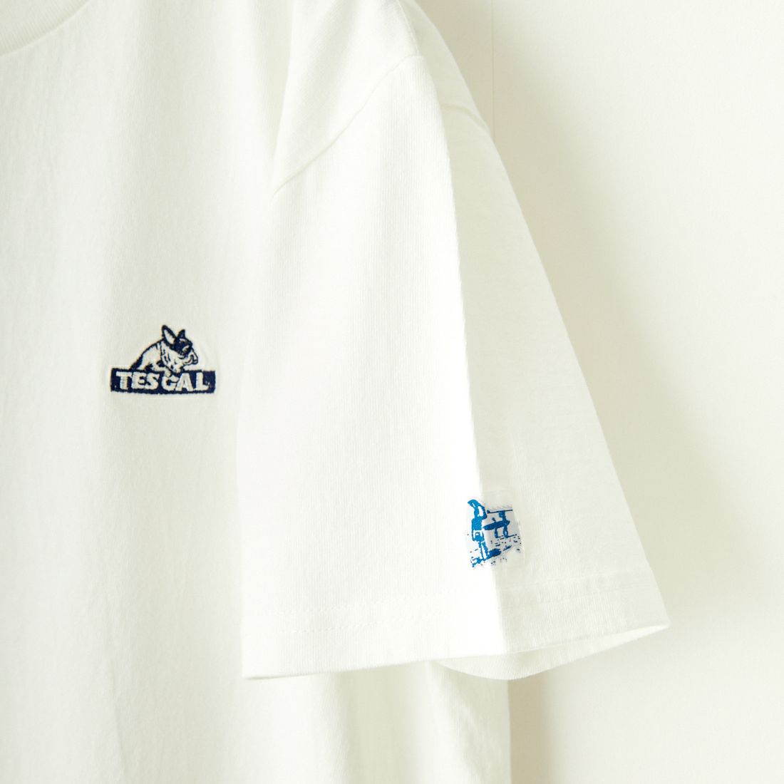 The Endless Summer [エンドレスサマー] 別注 ワンポイントBUHI刺繍ロゴTシャツ [FH-24574508-JF] 07 WHITE