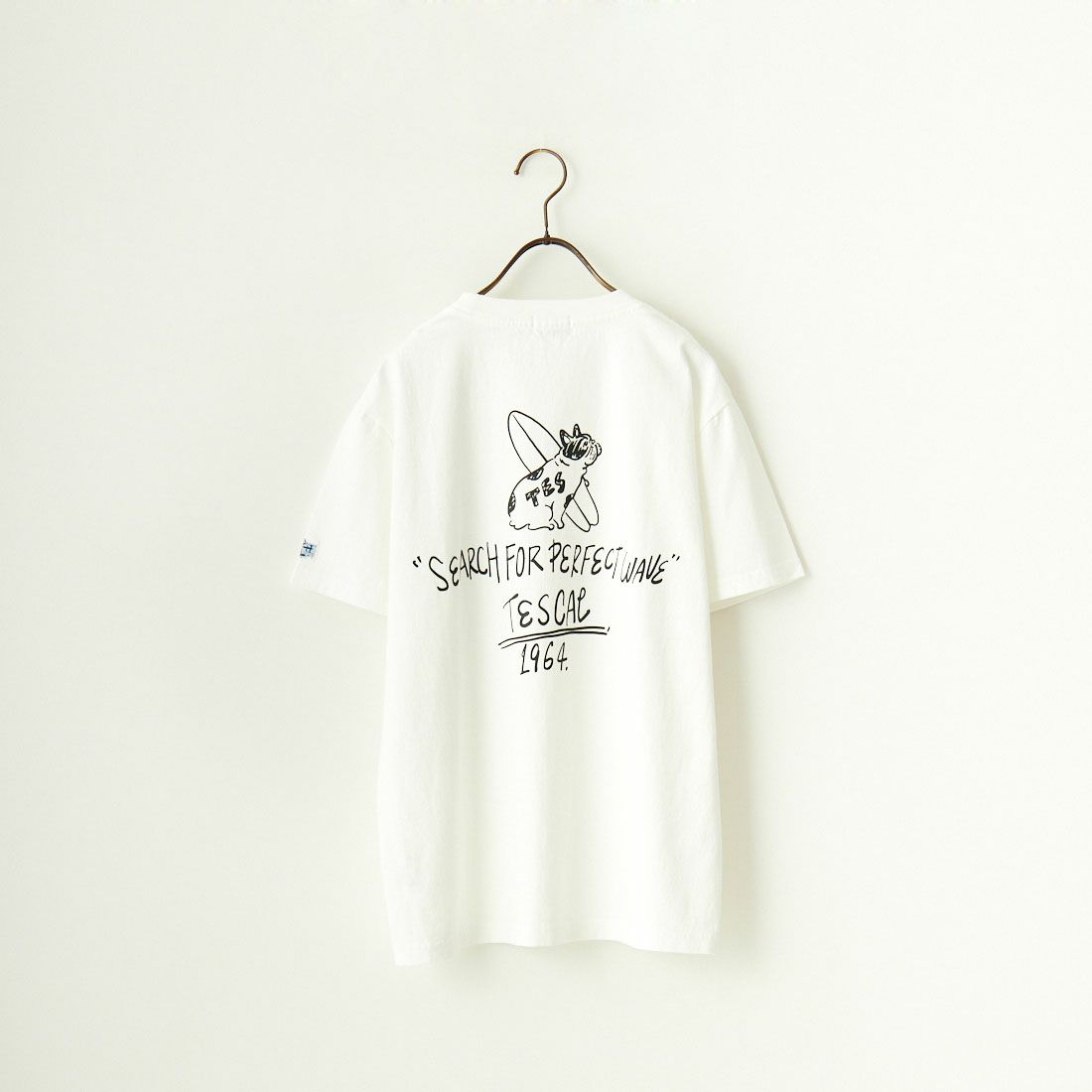 The Endless Summer [エンドレスサマー] 別注 手書き風ロゴ BUHIバックプリントTシャツ [FH-24574509-JF] 07 WHITE