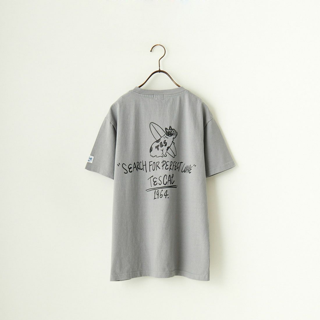 The Endless Summer [エンドレスサマー] 別注 手書き風ロゴ BUHIバックプリントTシャツ [FH-24574509-JF] 64 SAX