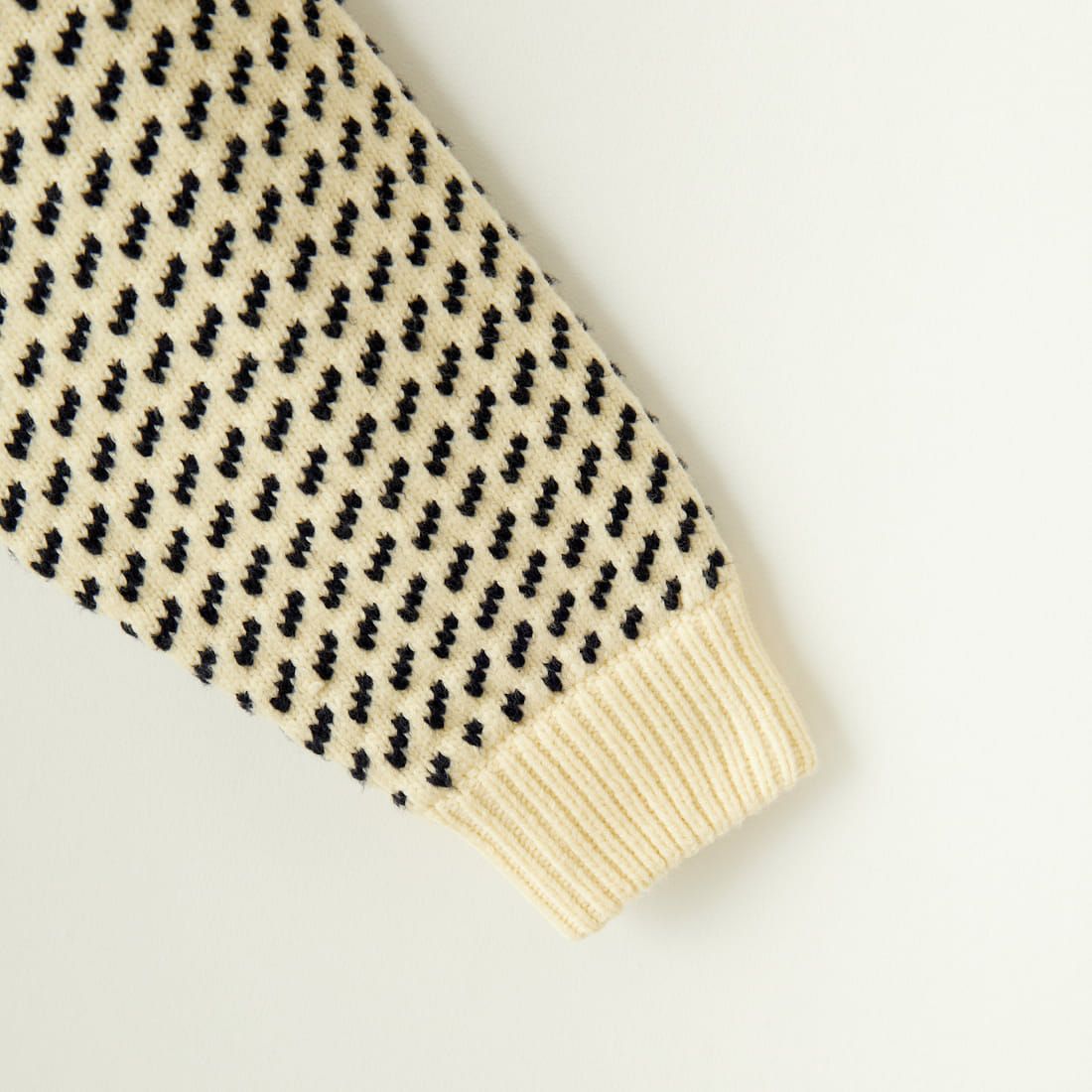 L.L.BEAN [エルエルビーン] Wayne バーズアイセーター [4575-8040] 91 NAT/NVY