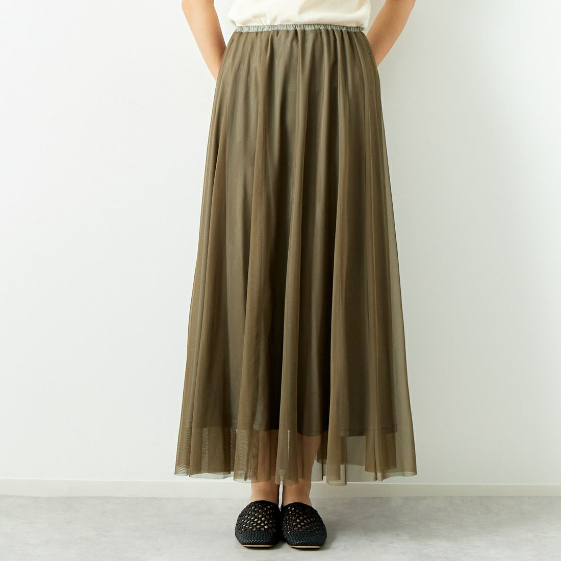 KHAKI&&モデル身長：167cm 着用サイズ：F&&