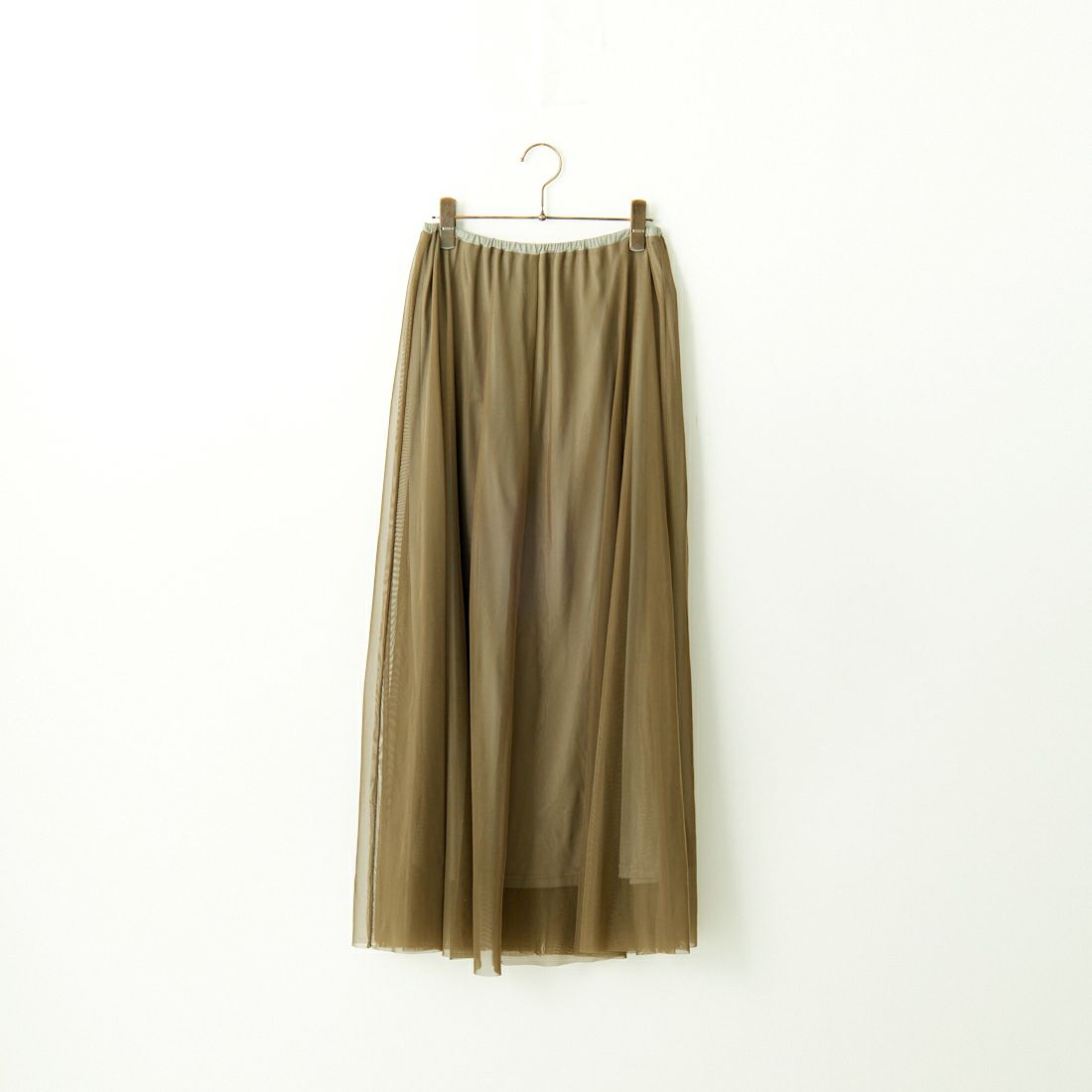 CHIGNON [シニヨン] チュールサーキュラースカート [2643-484KK] KHAKI