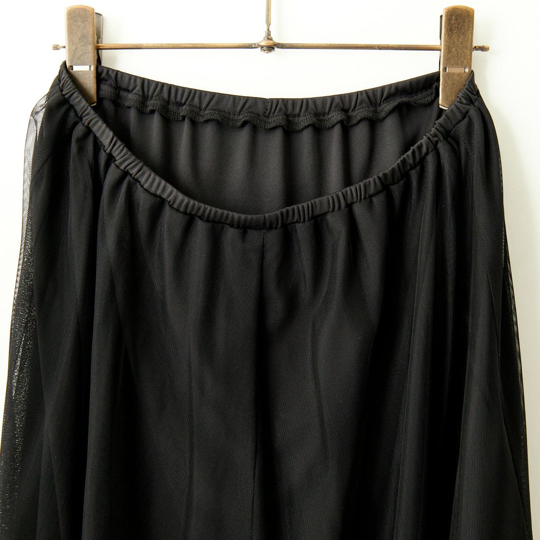 CHIGNON [シニヨン] チュールサーキュラースカート [2643-484KK] BLACK