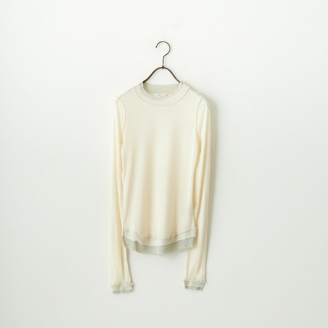 TODAYFUL [トゥデイフル] ハイゲージレイヤードロングTシャツ [12420606] ECRU