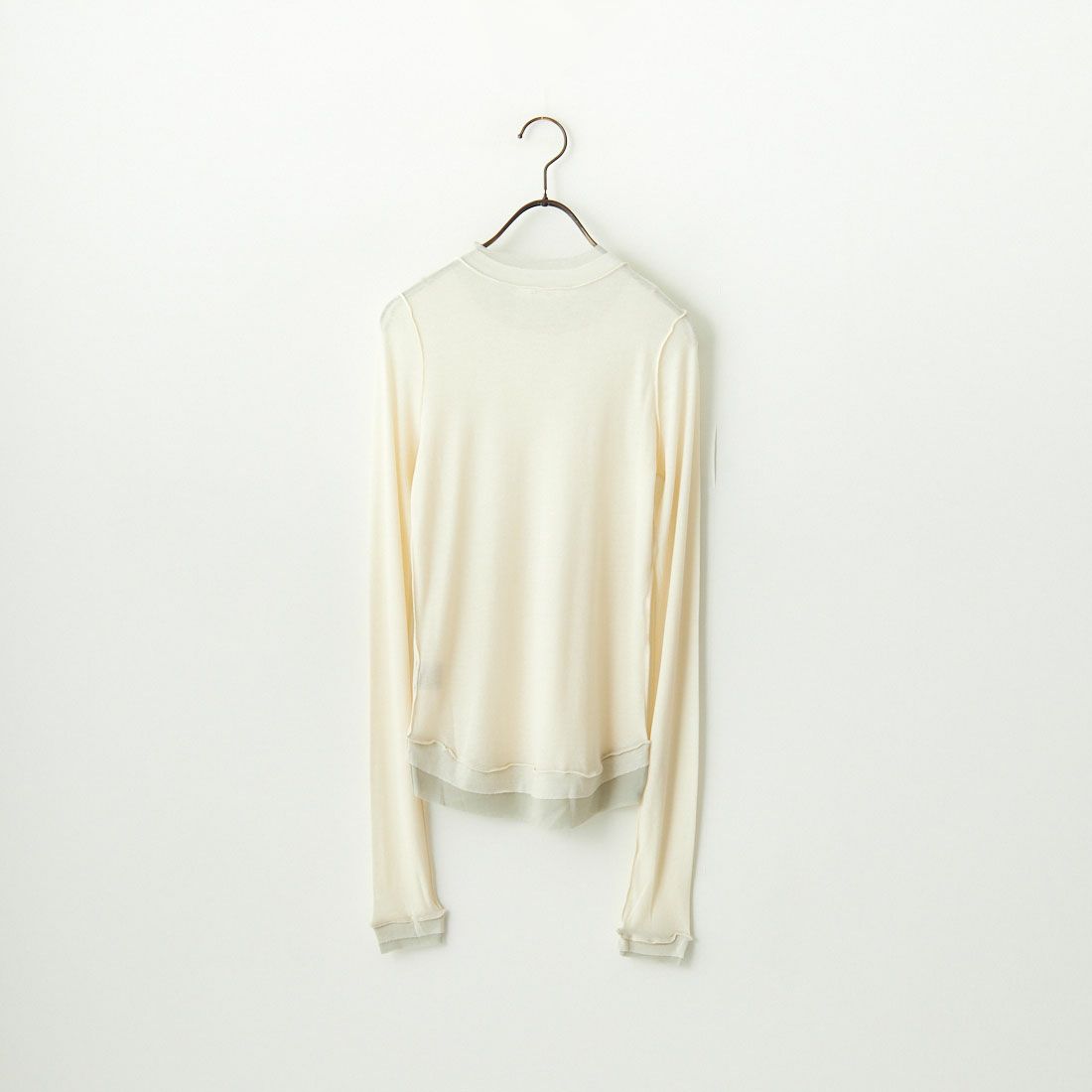 TODAYFUL [トゥデイフル] ハイゲージレイヤードロングTシャツ [12420606] ECRU