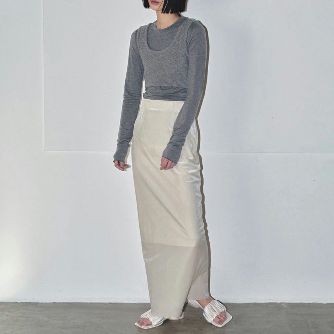 TODAYFUL [トゥデイフル] ソフトメローロングTシャツ [12420604] GRY