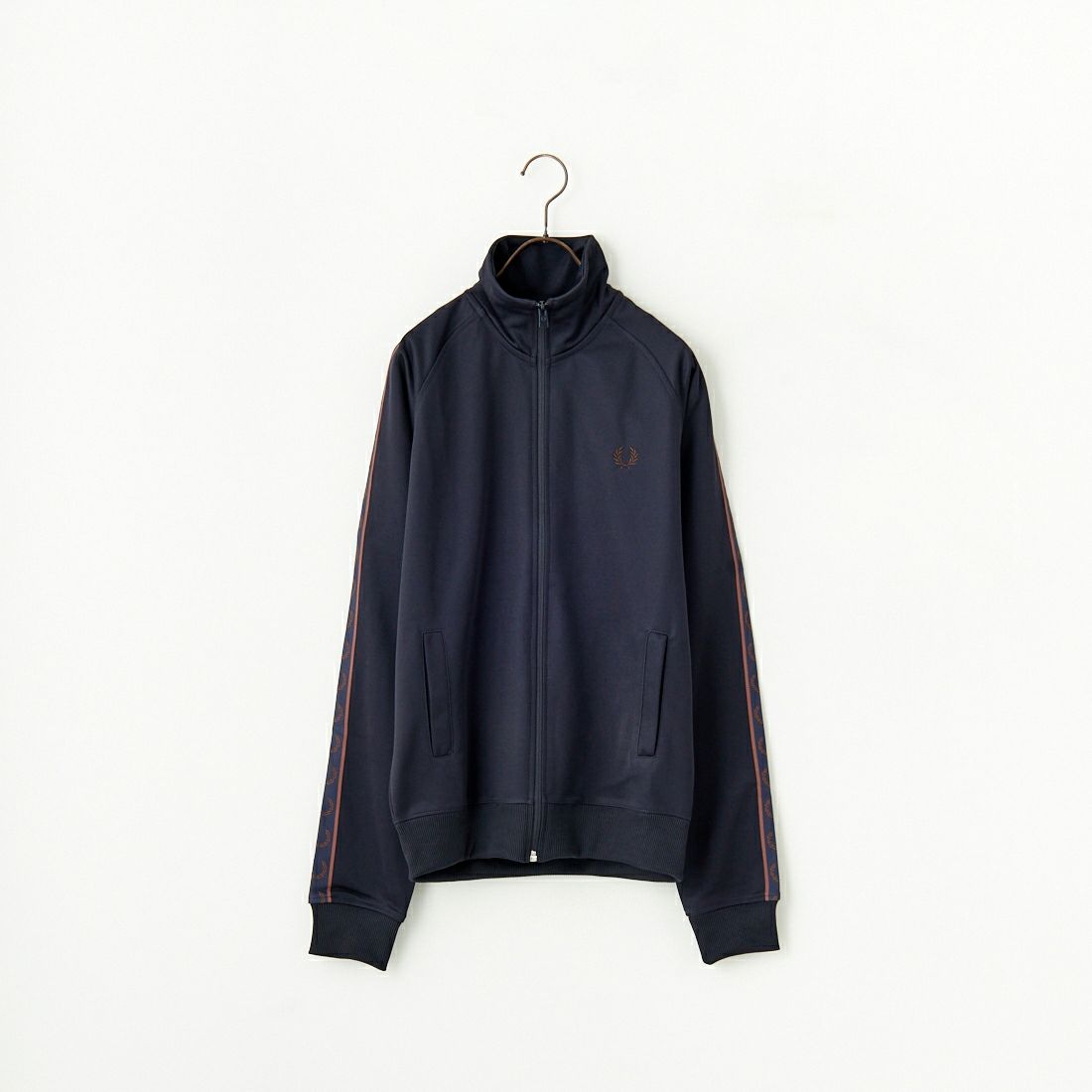 FRED PERRY [フレッドペリー] コントラストテープ トラックジャケット [J5557] W71 NAVY/C