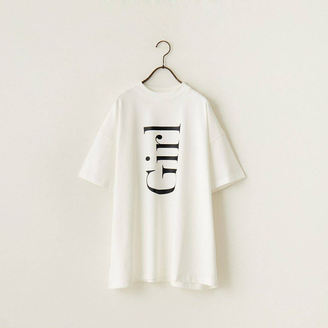 MARGAUX [マルゴー] モックネックロゴTシャツ [MG-CT-24102-A] WHITE/BLAC