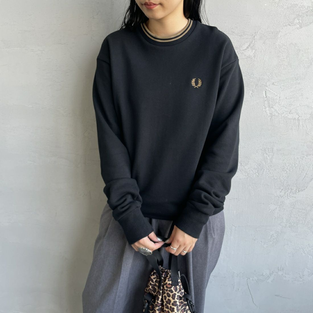 BLACK&&モデル身長：156cm 着用サイズ：S&&