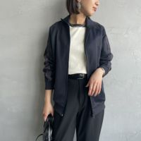 W71 NAVY/C&&モデル身長：159cm 着用サイズ：S&&