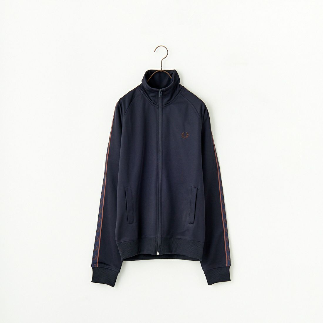 FRED PERRY [フレッドペリー] コントラストテープ トラックジャケット [J5557] W71 NAVY/C