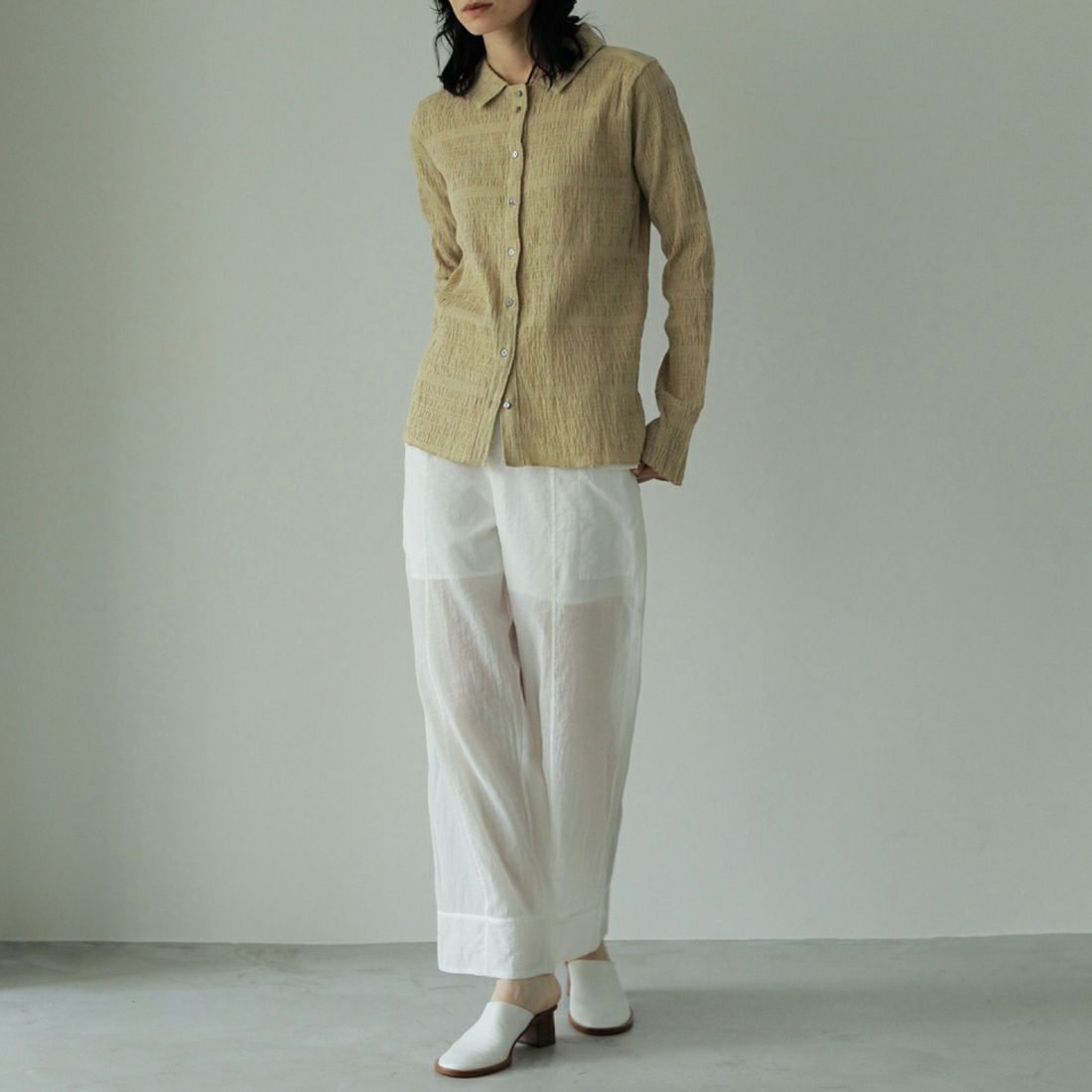 anuke [アンヌーク] シアーポケットパンツ [62410704] WHT