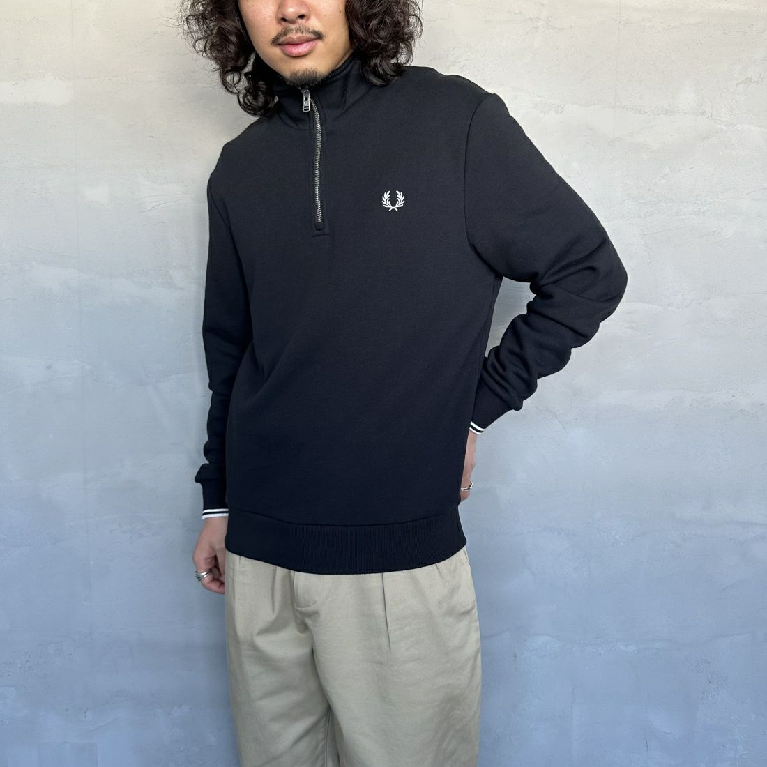 102 BLACK&&モデル身長：173cm 着用サイズ：M&&