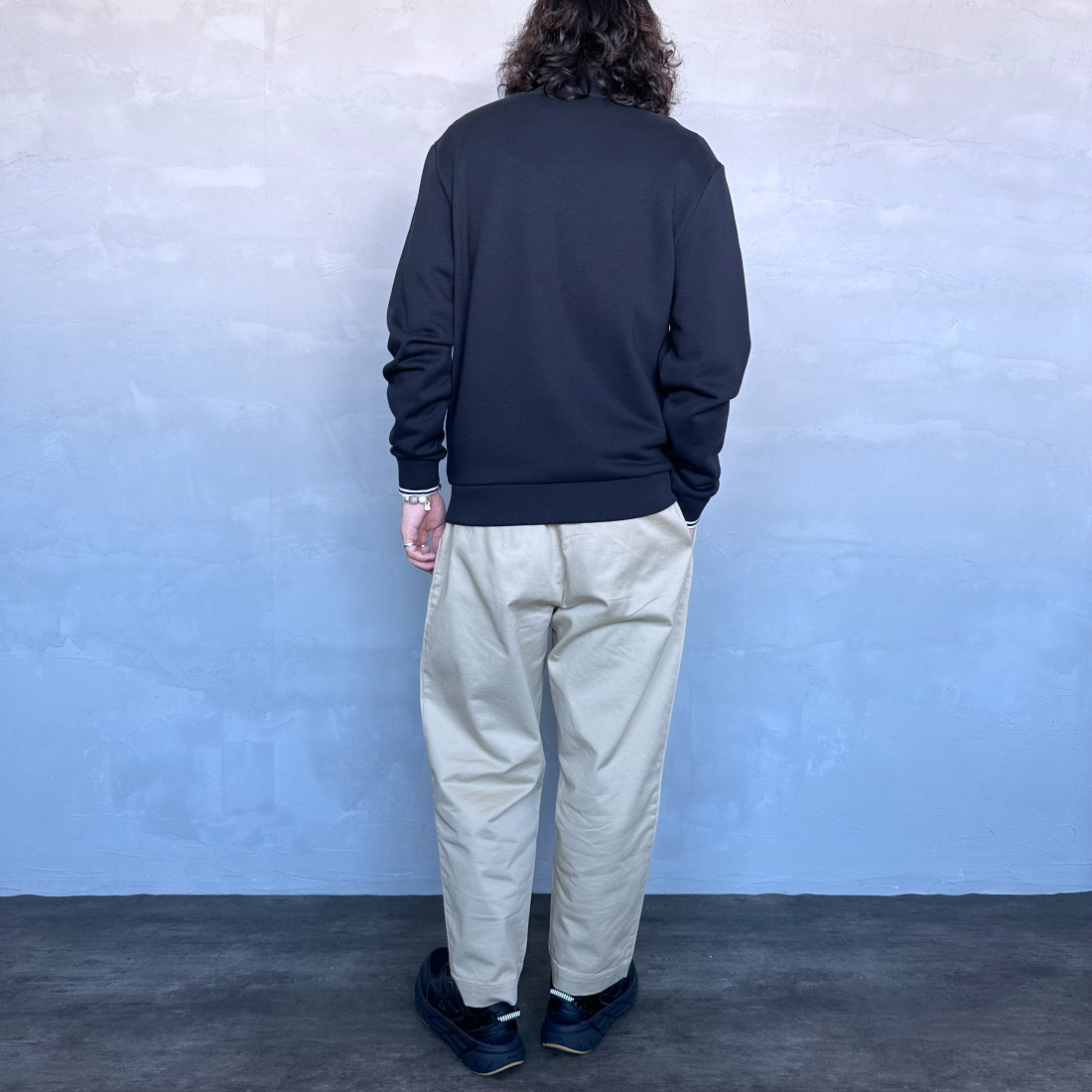 FRED PERRY [フレッドペリー] ワンポイントロゴ刺繍 ハーフジップ