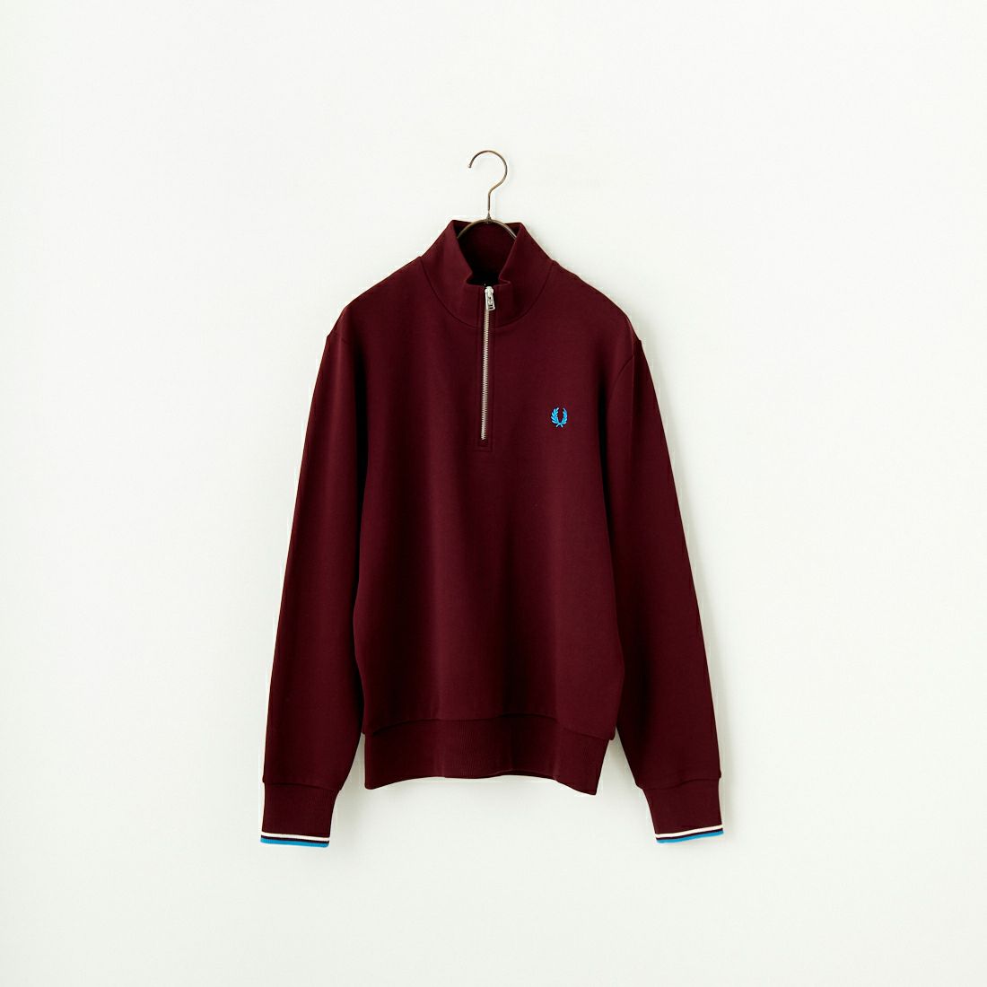 FRED PERRY [フレッドペリー] ワンポイントロゴ刺繍 ハーフジップスウェット [M3574] Z63 OXBLOO