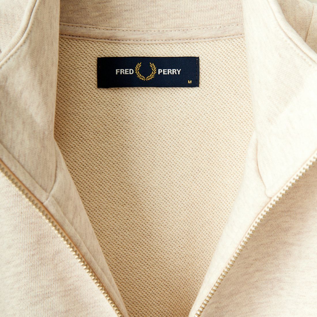 FRED PERRY [フレッドペリー] ワンポイントロゴ刺繍 ハーフジップスウェット [M3574] W50 PORRID