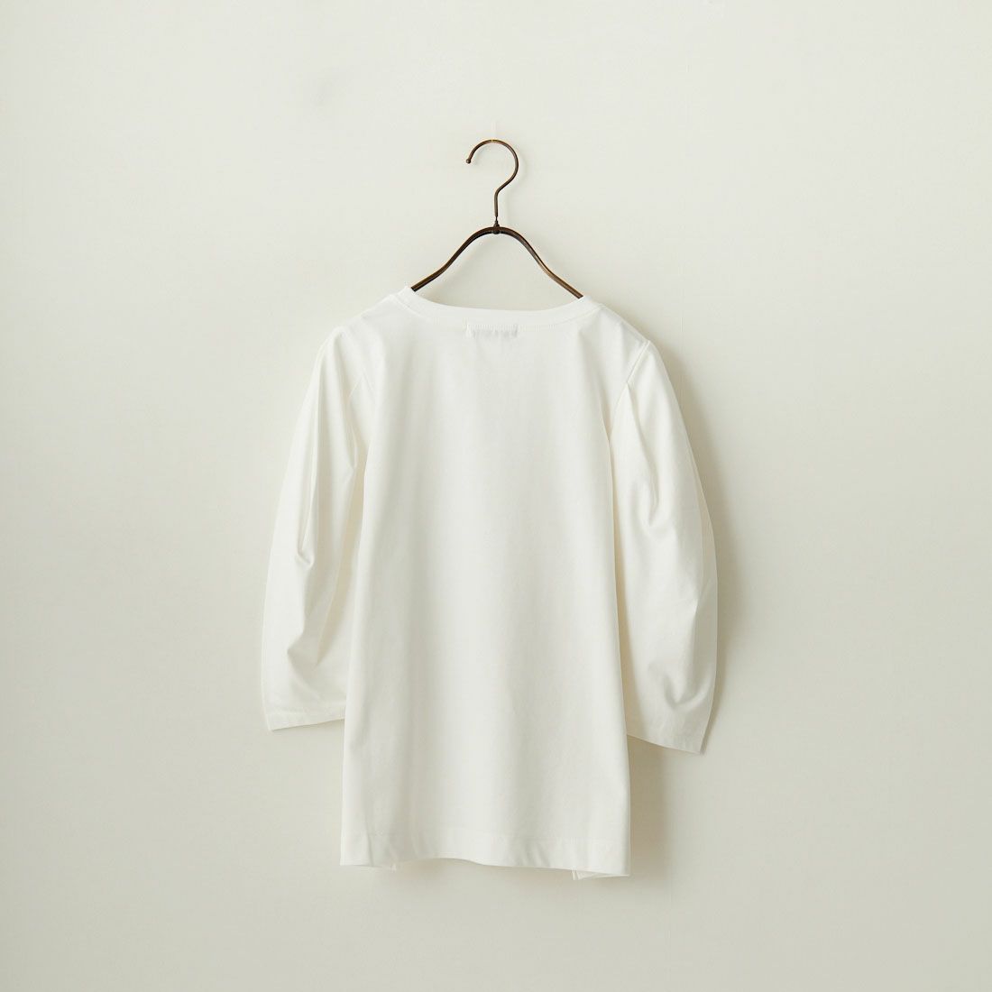 Jf Ready Made [ジェイエフレディメイド] T/Cシルケット デザイン袖Tシャツ [3001137] 101 ﾎﾜｲﾄ