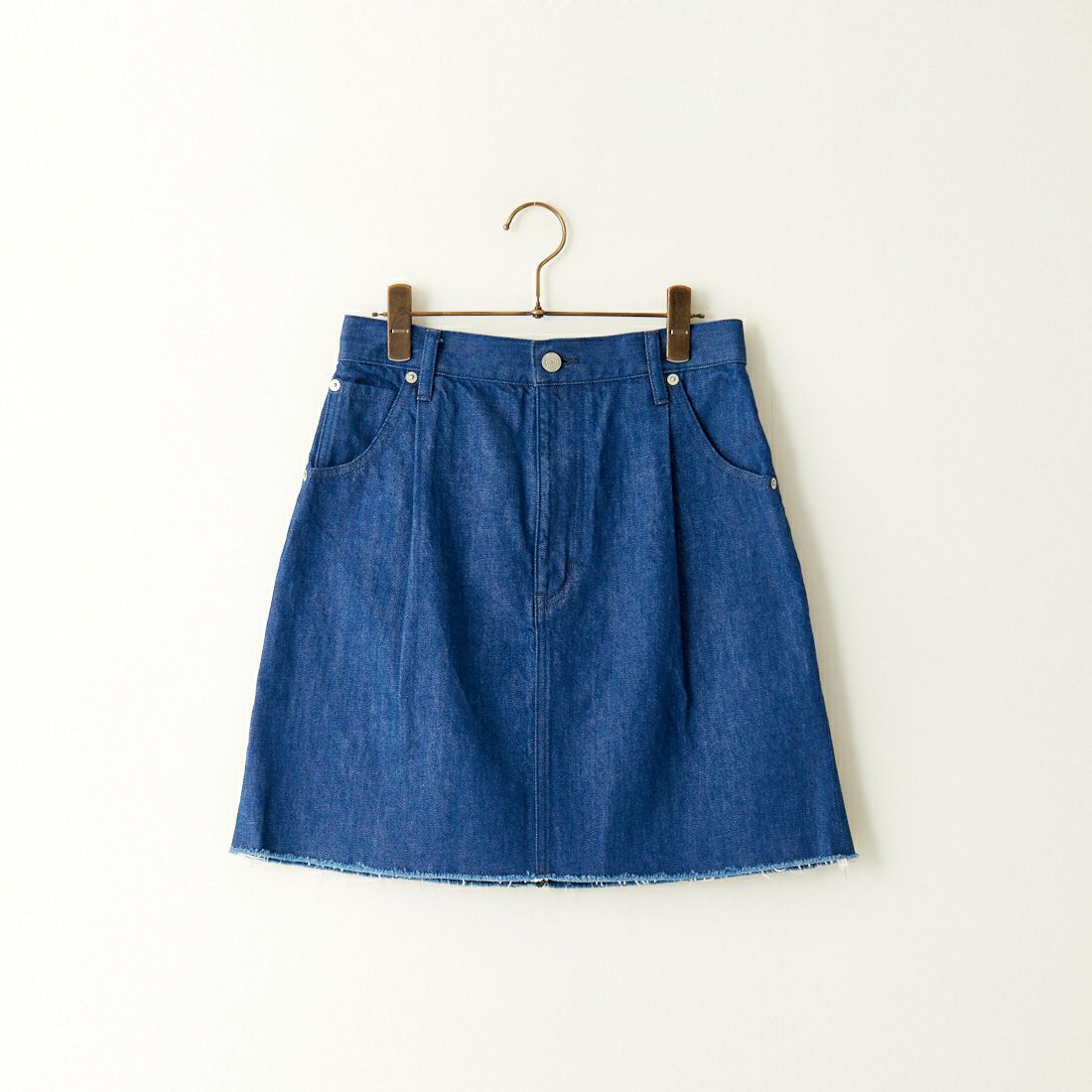 Americana × JEANS FACTORY [アメリカーナ × ジーンズファクトリー] 別注 カットオフデニムミニスカート [ASO-721-JF] LTﾌﾞﾙｰ