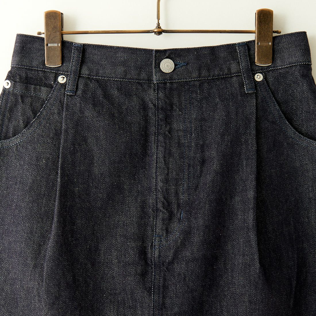 Americana × JEANS FACTORY [アメリカーナ × ジーンズファクトリー] 別注 カットオフデニムミニスカート [ASO-721-JF] ﾈｲﾋﾞｰ