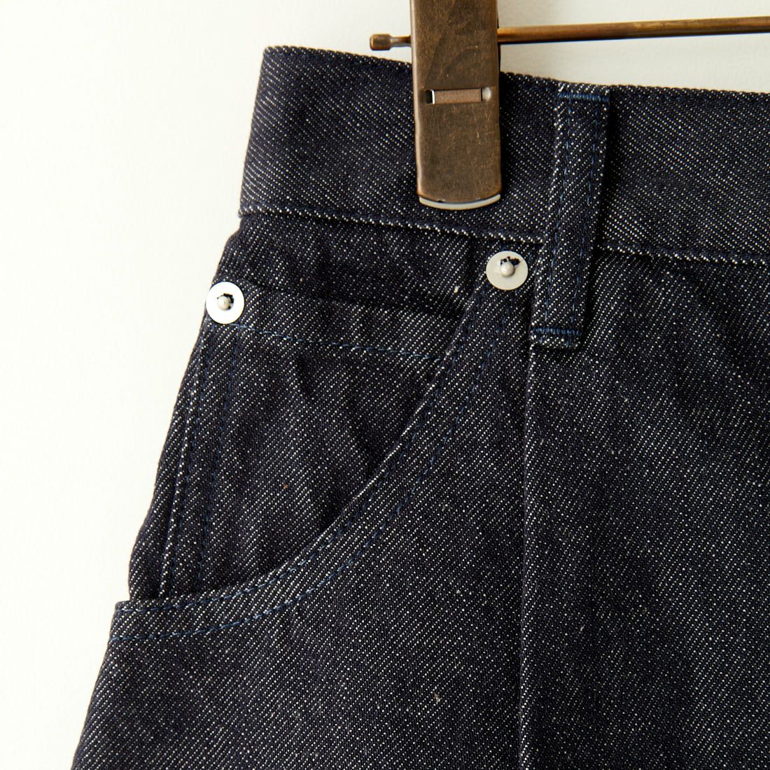 Americana × JEANS FACTORY [アメリカーナ × ジーンズファクトリー] 別注 カットオフデニムミニスカート [ASO-721-JF] ﾈｲﾋﾞｰ