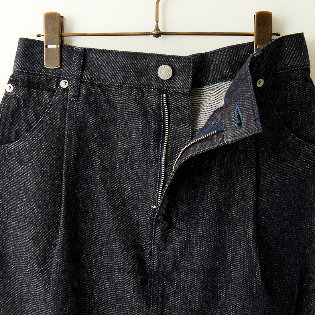 Americana × JEANS FACTORY [アメリカーナ × ジーンズファクトリー] 別注 カットオフデニムミニスカート [ASO-721-JF] ﾈｲﾋﾞｰ