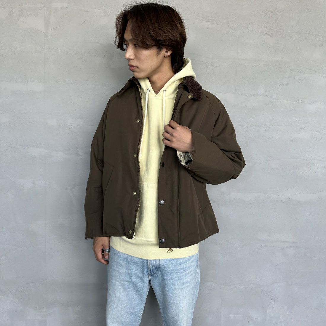 【予約商品】Barbour [バブアー] 別注 中綿入り TRANSPORT トランスポートジャケット [MCAS150-JF]