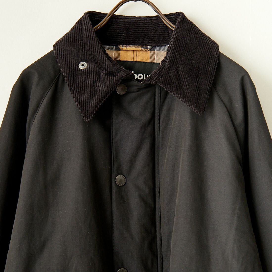 Barbour [バブアー] 別注 中綿入り TRANSPORT トランスポートジャケット [MCAS150-JF] BLACK