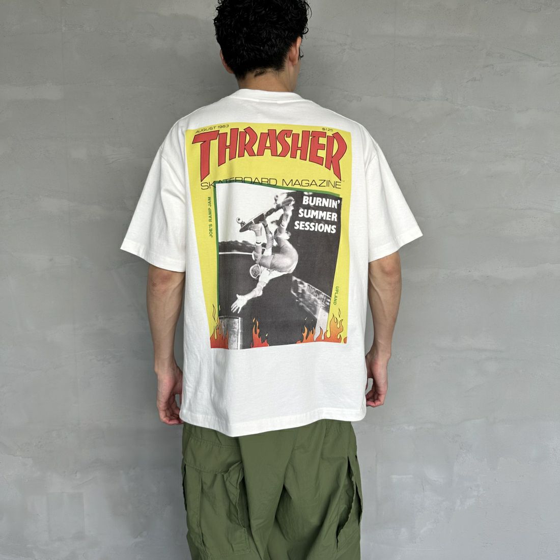 トップ thrasher コラボ t シャツ