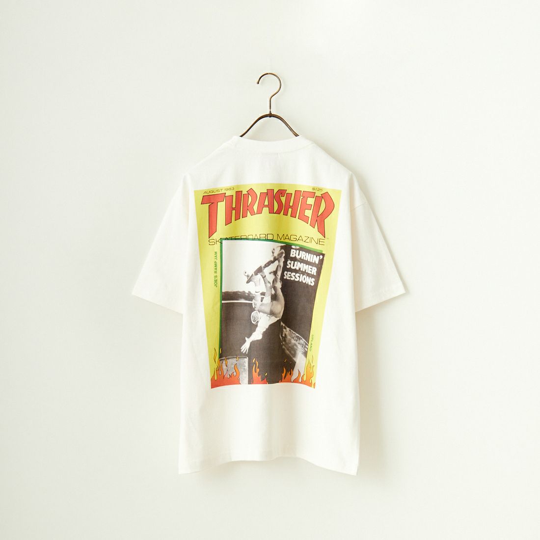 MANHATTAN PORTAGE [マンハッタンポーテージ] スラッシャーコラボ バックプリントショートスリーブTシャツ [24FW-MP-M584] 01 WHITE