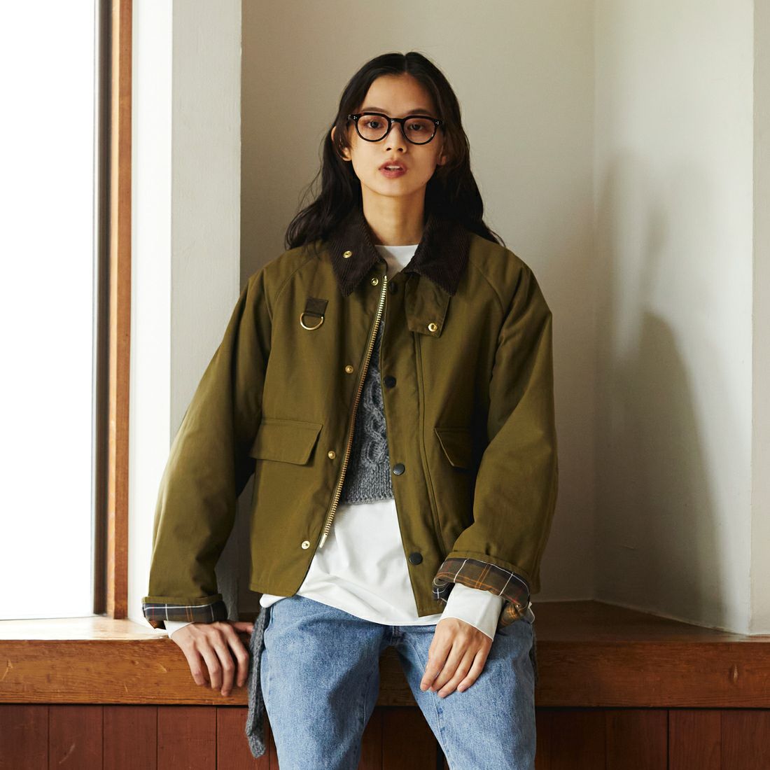 Barbour [バブアー] 別注 中綿入り SPEY スペイジャケット [MCAS151-JF] KHAKI