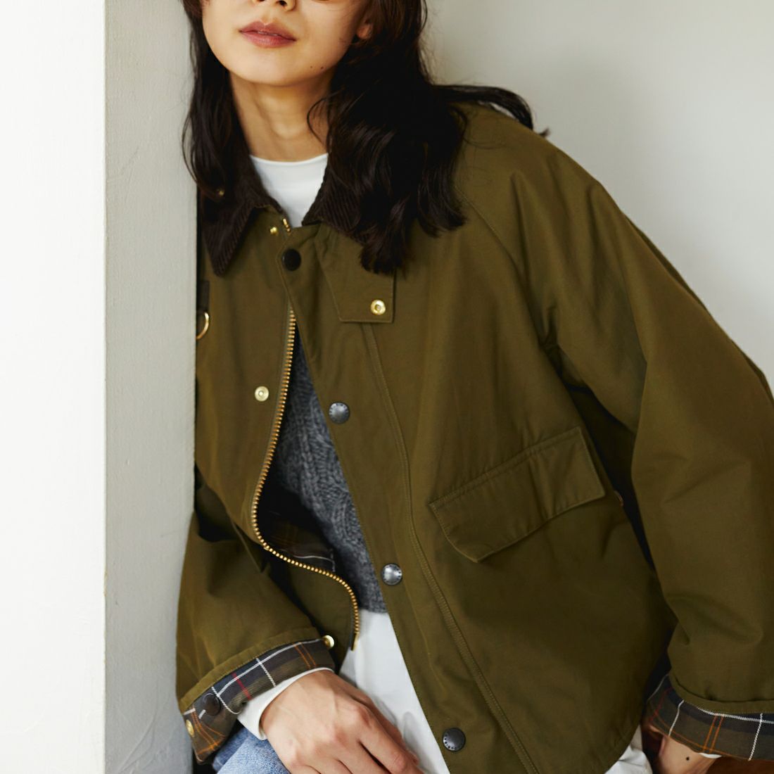 Barbour [バブアー] 別注 中綿入り SPEY スペイジャケット [MCAS151-JF] KHAKI