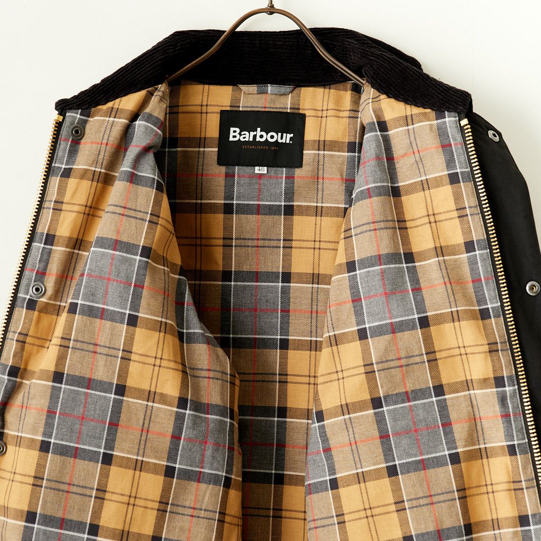 Barbour [バブアー] 別注 中綿入り SPEY スペイジャケット [MCAS151-JF] BLACK