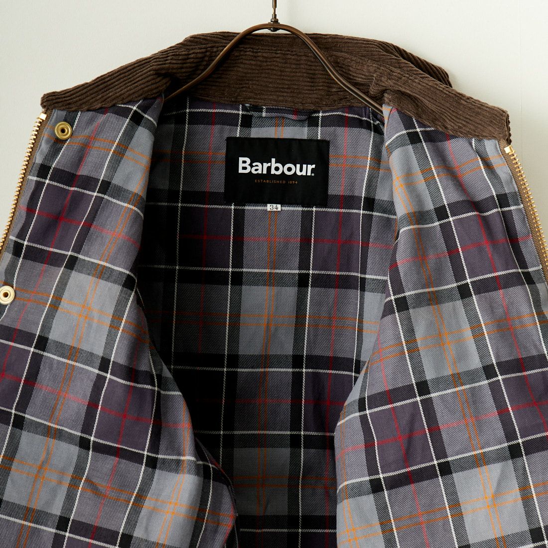 Barbour [バブアー] 別注 中綿入り SPEY スペイジャケット [MCAS151-JF] GRAY