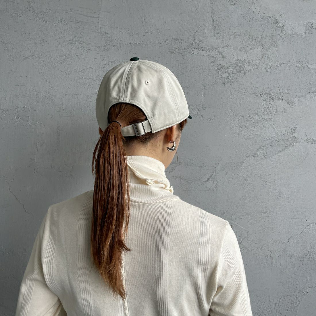 DANTON [ダントン] 6パネルバイカラーキャップ [DT-H0228TKC] IVORY/GREE