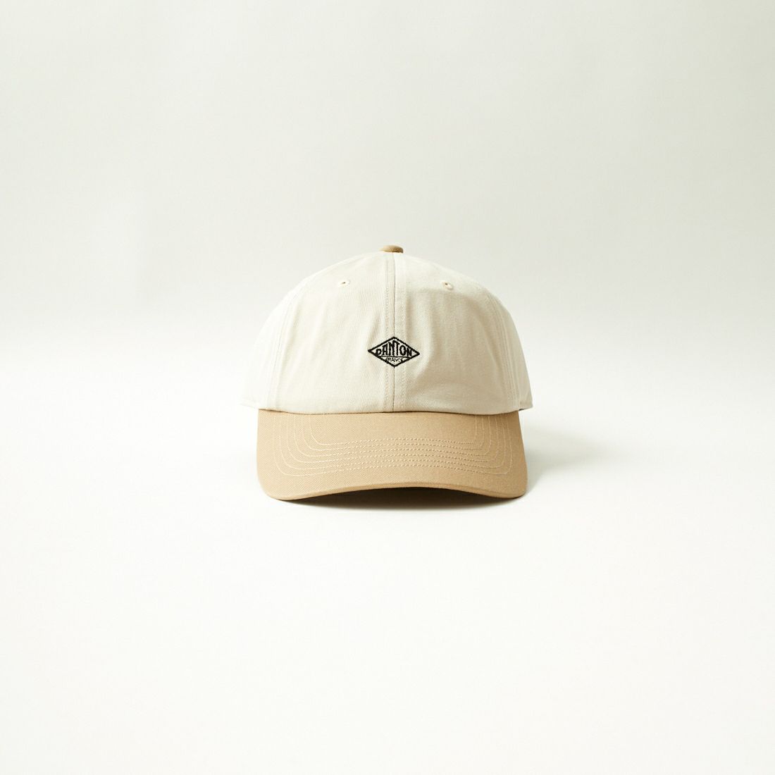 DANTON [ダントン] 6パネルバイカラーキャップ [DT-H0228TKC]IVORY/BEIG