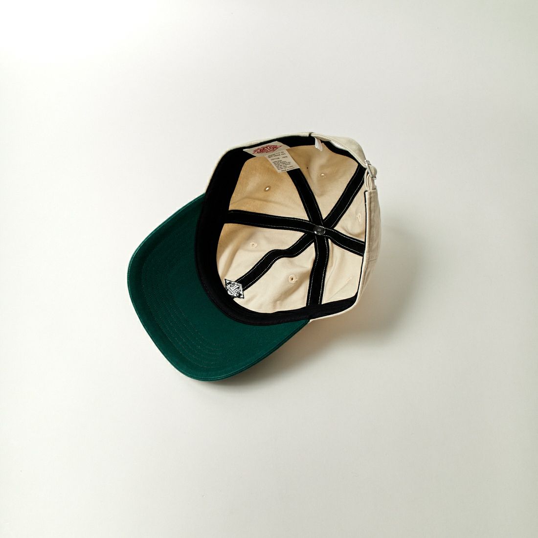 DANTON [ダントン] 6パネルバイカラーキャップ [DT-H0228TKC]IVORY/GREE