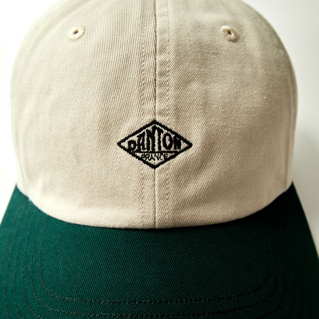 DANTON [ダントン] 6パネルバイカラーキャップ [DT-H0228TKC]IVORY/GREE