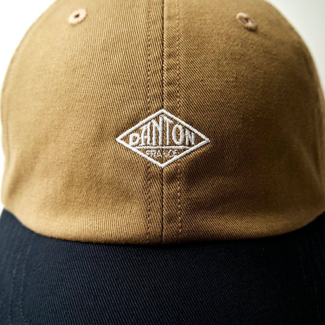 DANTON [ダントン] 6パネルバイカラーキャップ [DT-H0228TKC]KHAKI/NAVY