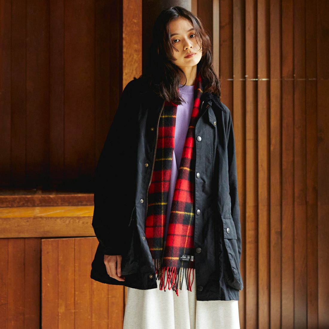 BLACK&&モデル身長：172cm 着用サイズ：34&&