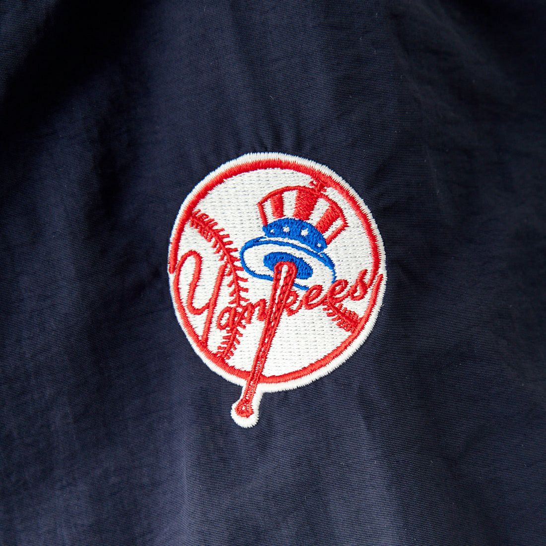 Fanatics [ファナティクス] 別注 MLBロゴ Vネックトレーニングジャケット [OT2224FW0001-JF] NAVY NY