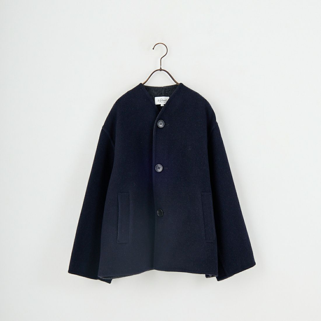 le glazik [ルグラジック] ウールリバージャケット [LG-A0617MFW] DK.NVY/TOP