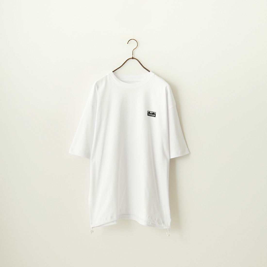 OverLand EQUIPMENT [オーバーランドイクイップメント] 別注 スパイダーロゴ バックプリントTシャツ [OL2-CST-IN4-JF] WHITE