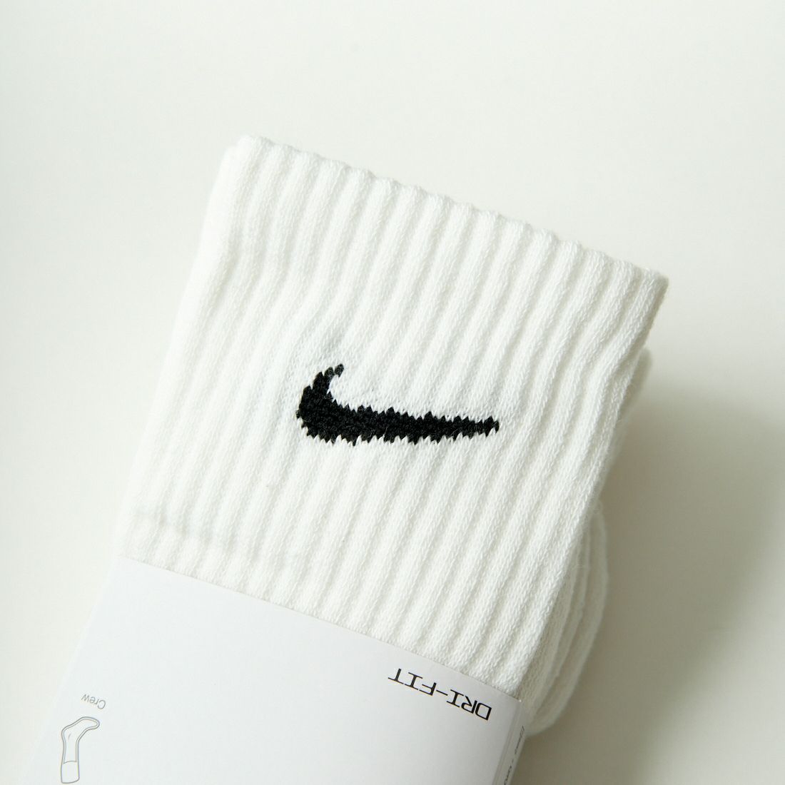 NIKE [ナイキ] クッションクルーソックス [SX7664] 100 ﾎﾜｲﾄ/