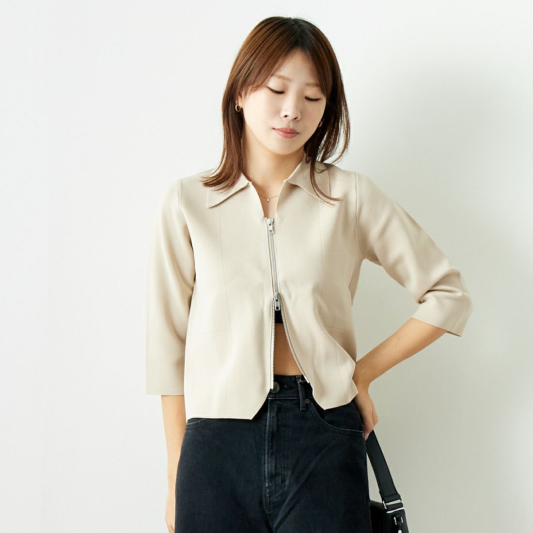 ｸﾞﾚｰｼﾞｭ&&モデル身長：167cm 着用サイズ：F&&