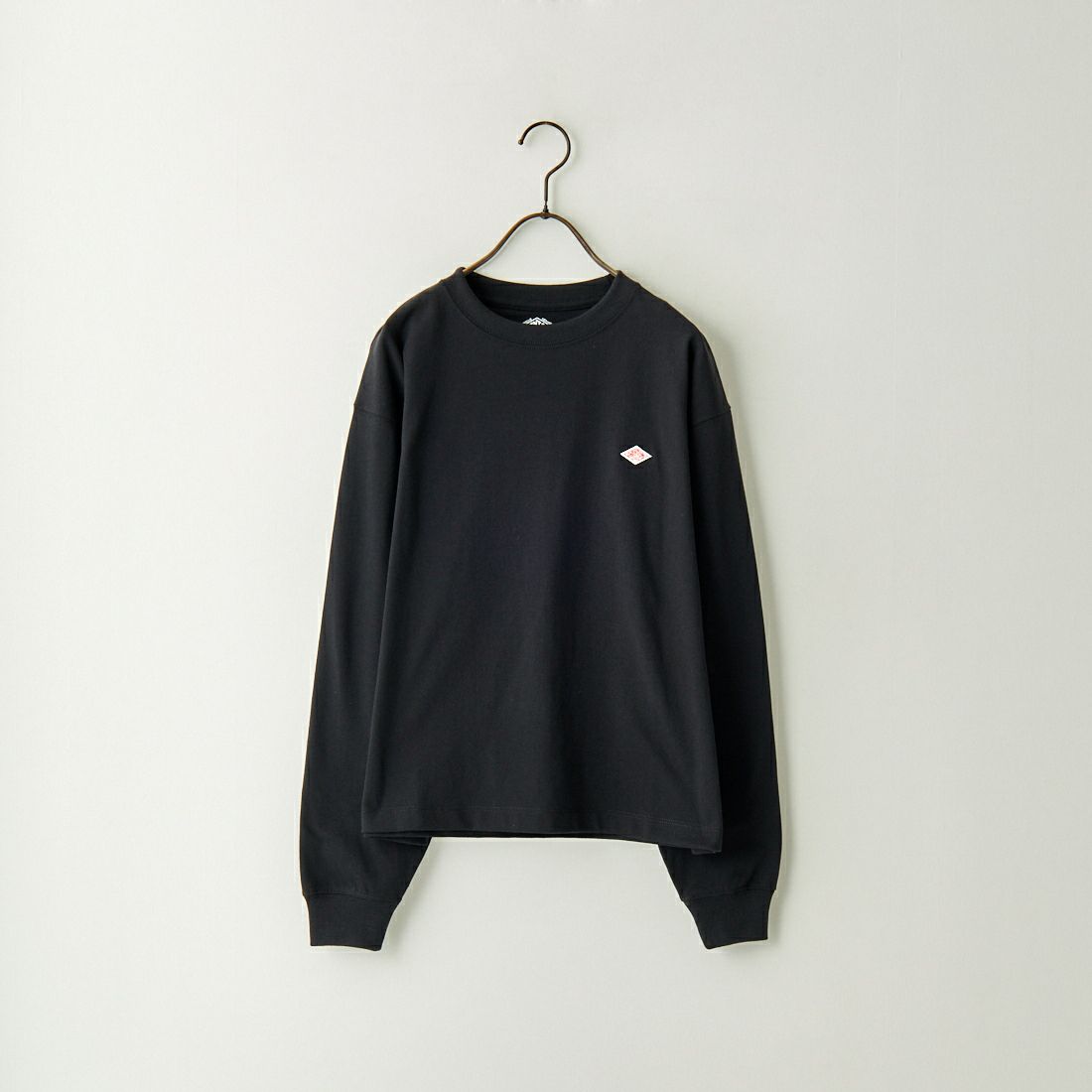 DANTON [ダントン] プレーン ロングスリーブTシャツ [DT-C0200TCB] BLACK