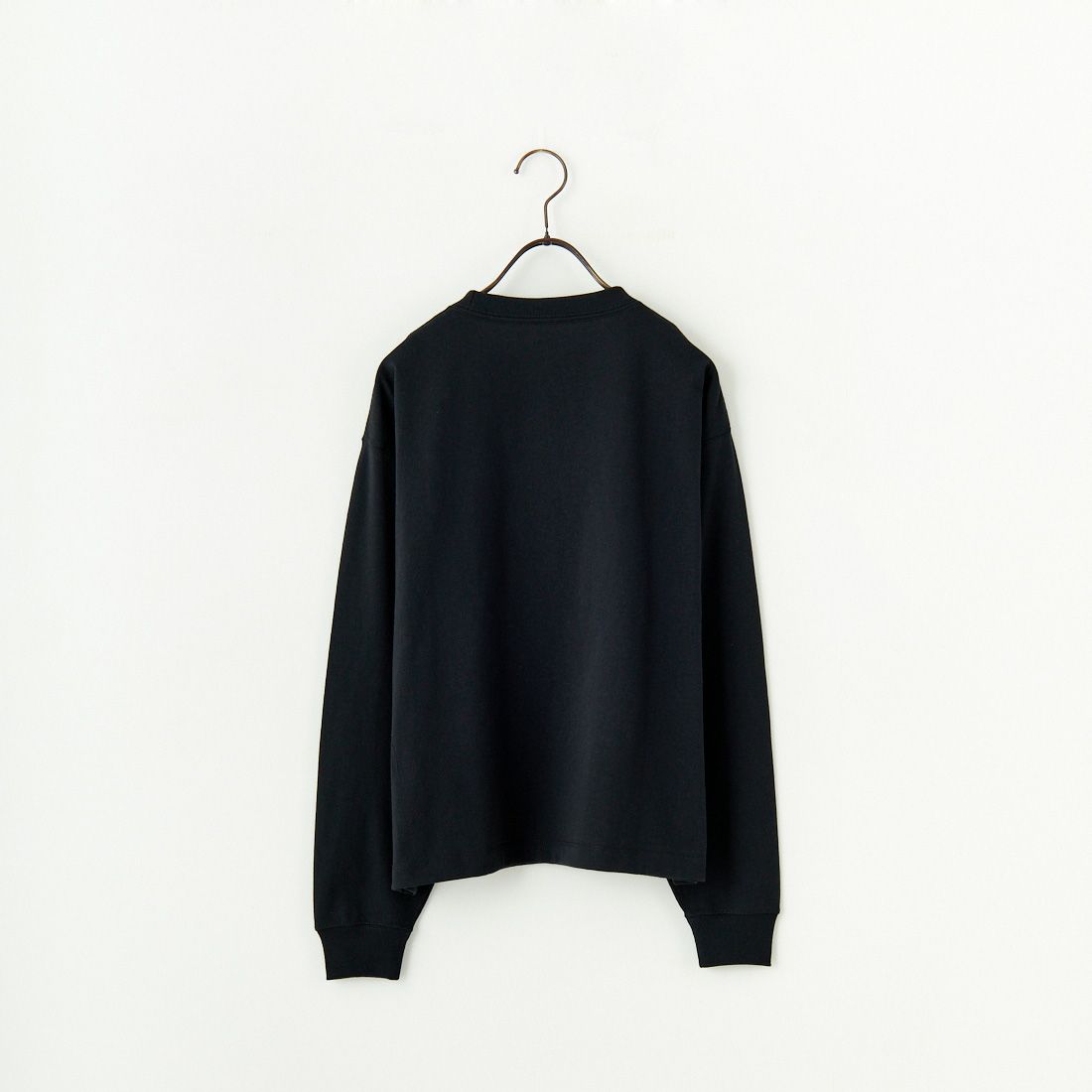 DANTON [ダントン] プレーン ロングスリーブTシャツ [DT-C0200TCB] BLACK