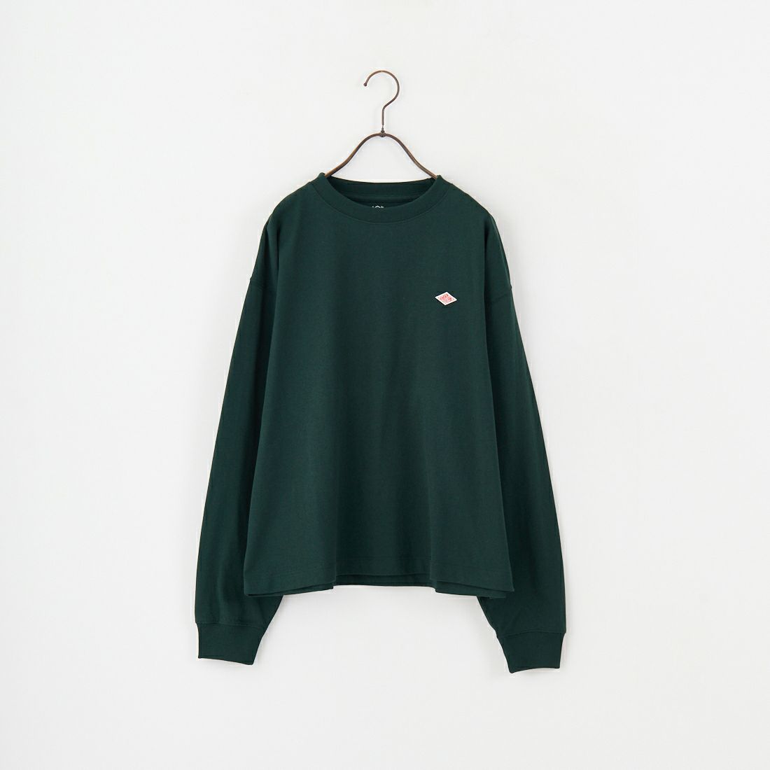 DANTON [ダントン] プレーン ロングスリーブTシャツ [DT-C0200TCB] DARK GREEN