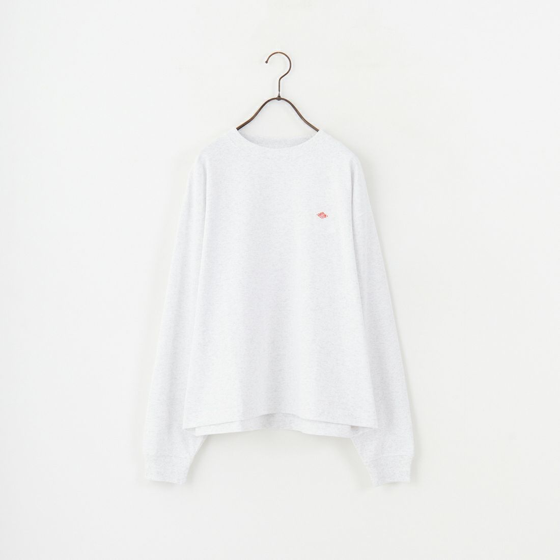 DANTON [ダントン] プレーン ロングスリーブTシャツ [DT-C0200TCB] HEATHER WH
